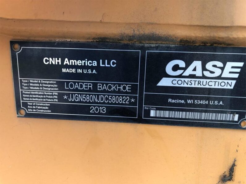 2013 CASE Backhoes 580N