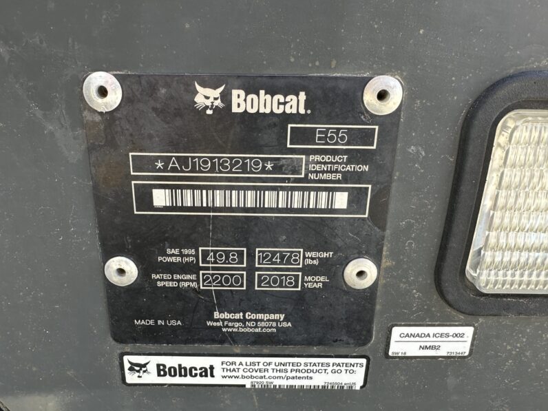 2018 Bobcat E55